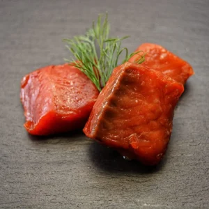 Wild Smoked Sockeye Maple Salmon Nuggets - Frozen